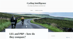 Desktop Screenshot of cycling-intelligence.com